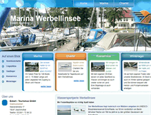 Tablet Screenshot of marina-werbellinsee.de